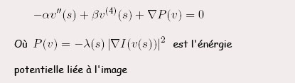 contours actifs