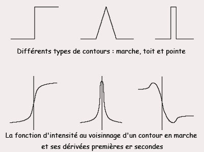 types de contours